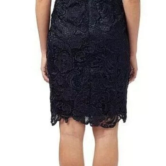 Adrianna Papell | Elegant Navy Lace Dress | Size: 2 | NWT - Picture 11 of 14
